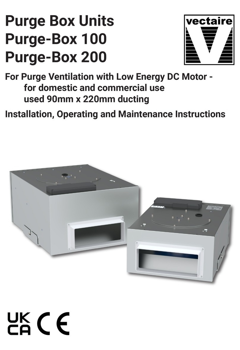 Vectaire Purge-Box 100 User manual