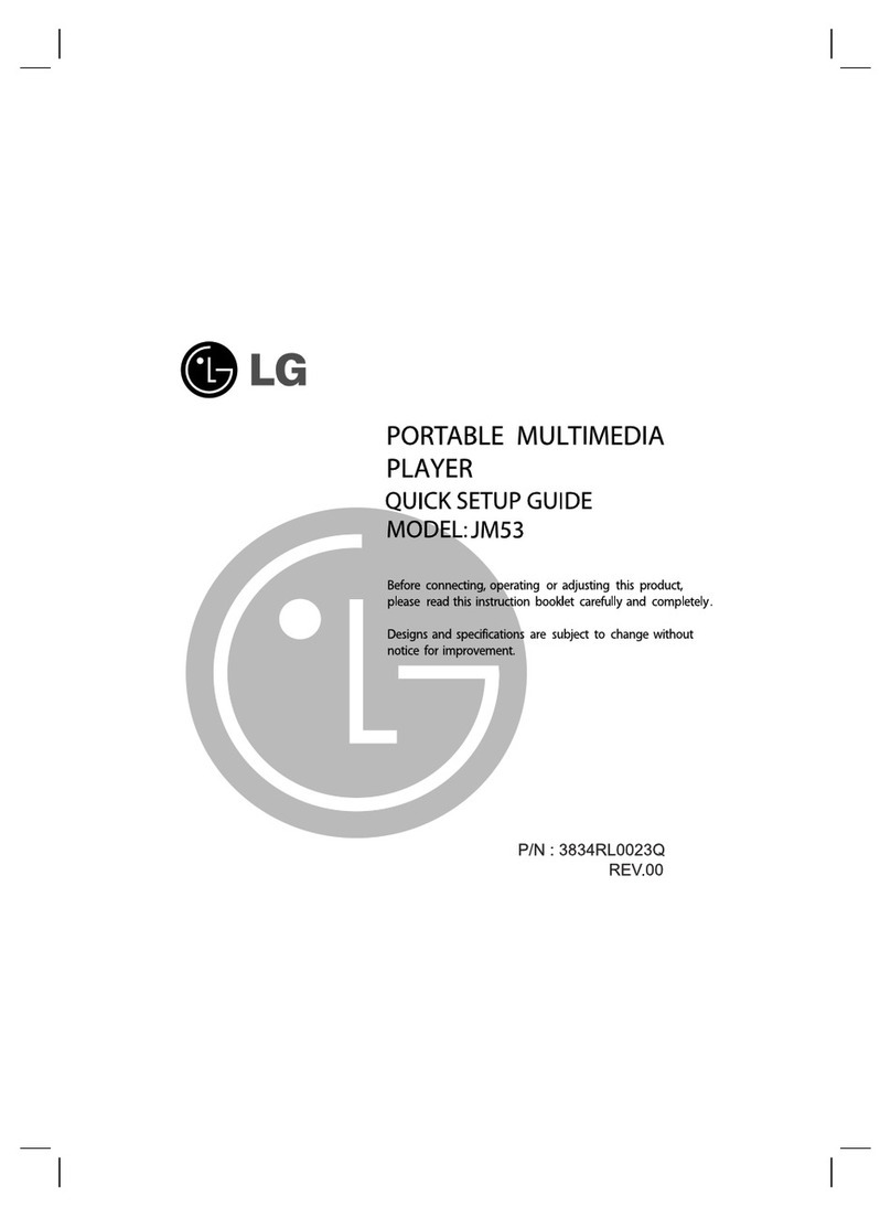 LG JM53 Quick setup guide