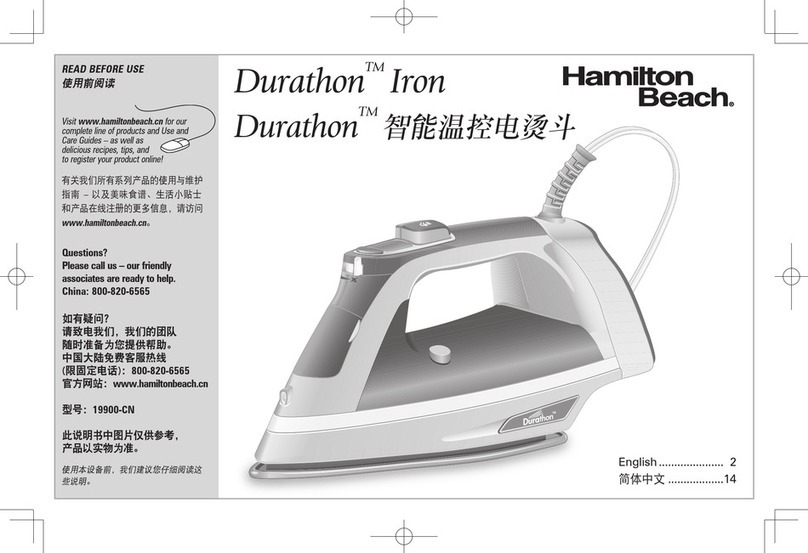 Hamilton Beach Durathon 19900-CN User manual
