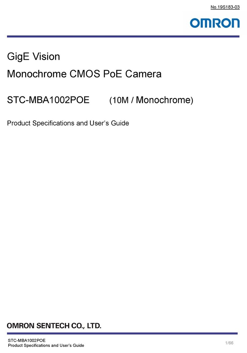 Omron STC-MBA1002POE Installation instructions Omron STC-MBA1002POE Installation instructions