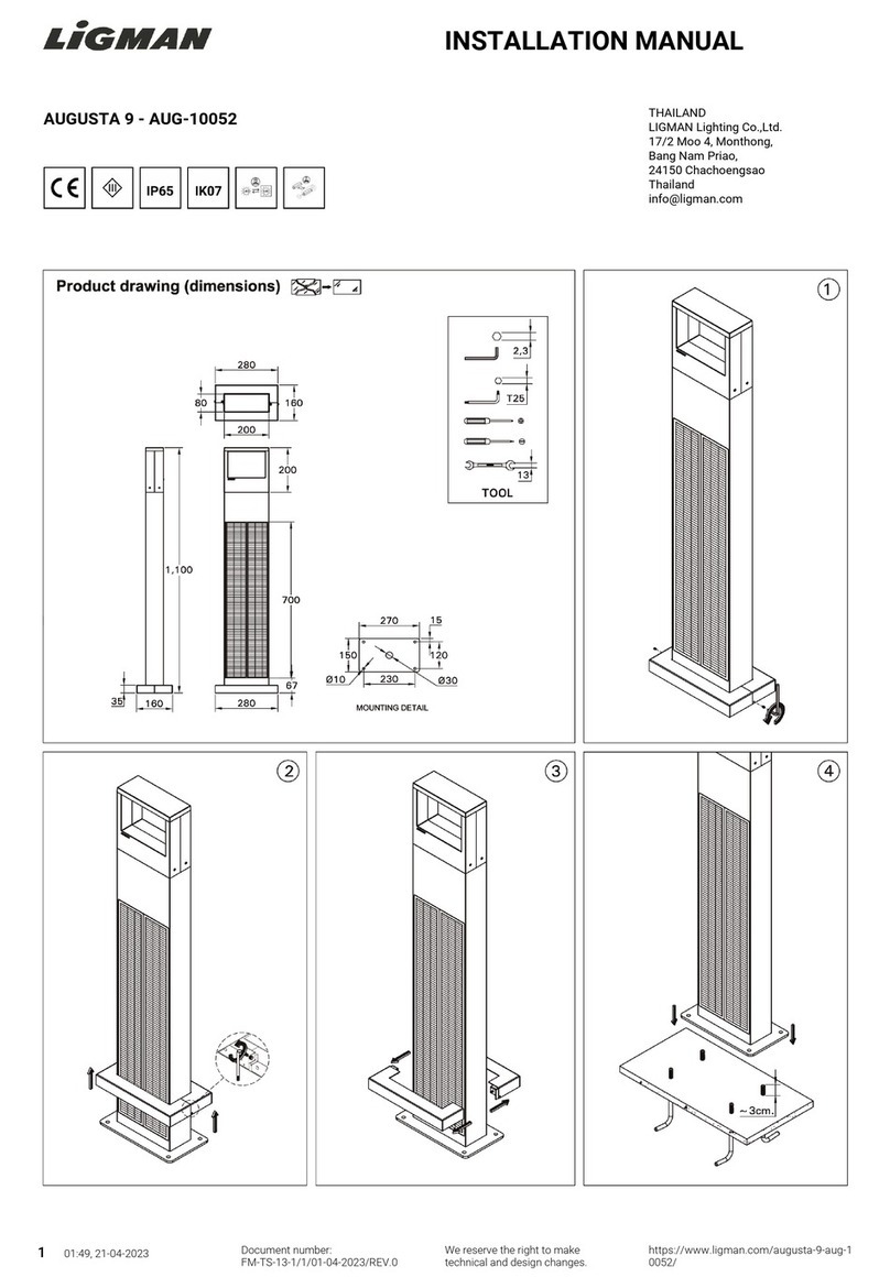 LIGMAN AUG-10052 User manual