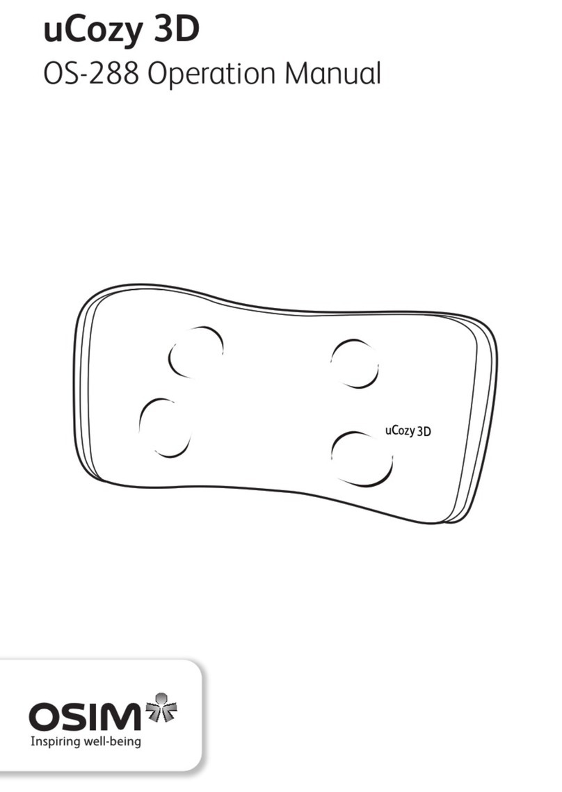 OSIM uCozy 3D User manual