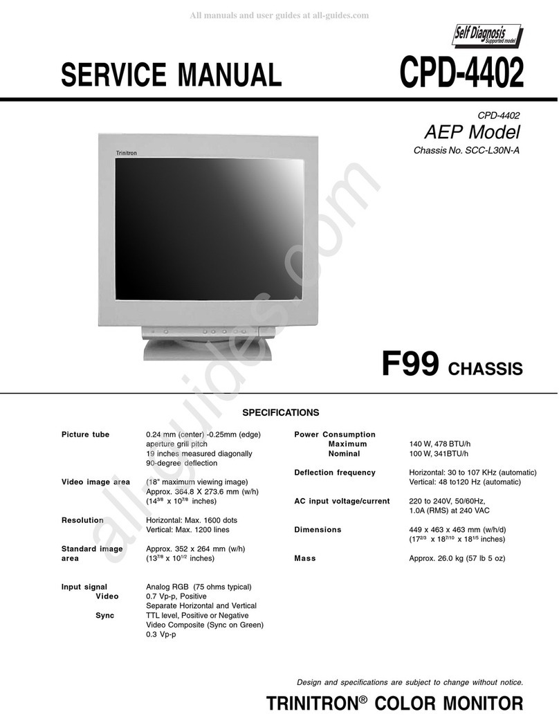 Sony TRINITRON CPD-4402 User manual