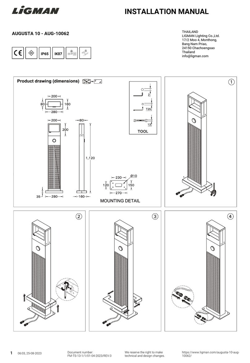 LIGMAN AUG-10062 User manual