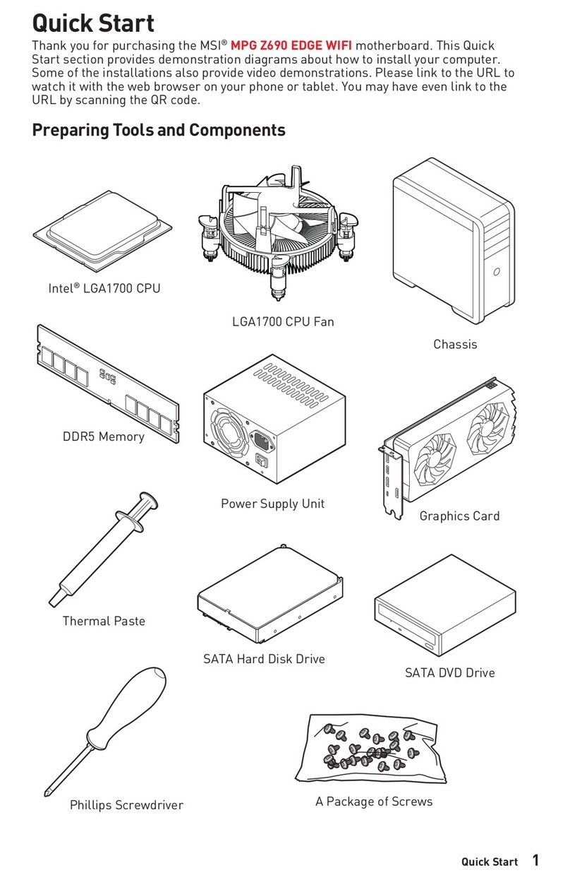 MSI MPG Z690 CARBON WIFI User manual