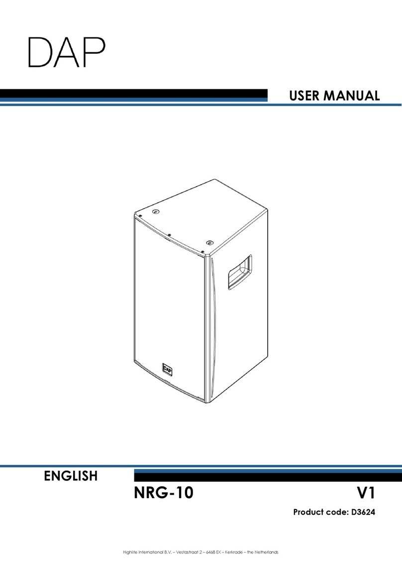 DAPAudio NRG-10 User manual