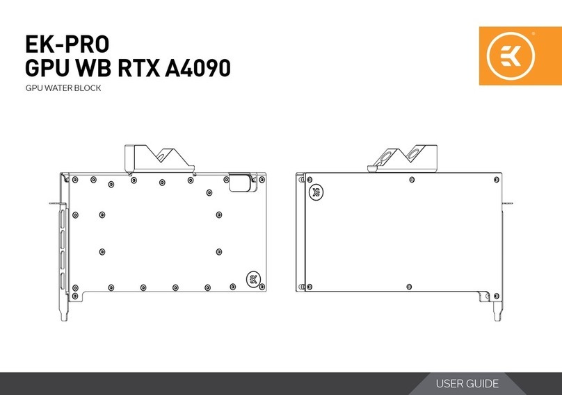 ekwb EK-PRO GPU WB RTX A4090 User manual ekwb EK-PRO GPU WB RTX A4090 User manual