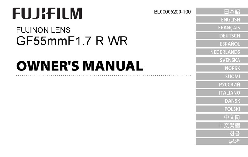 FujiFilm GF55mmF1.7 R WR User manual