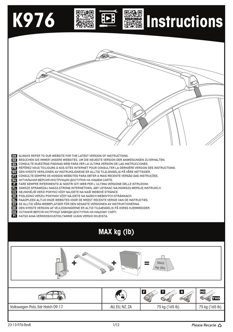 Yakima K976 User manual