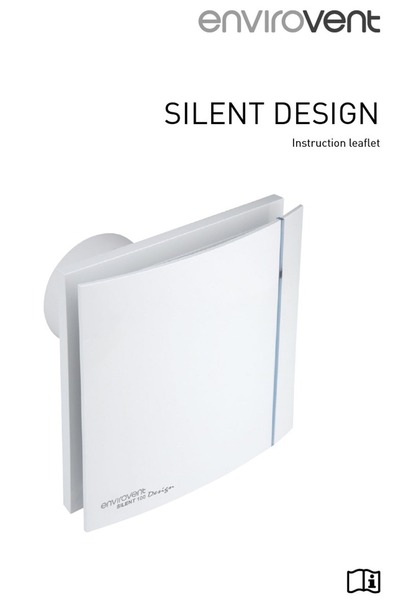 Envirovent Silent-100 Design Instruction leaflet