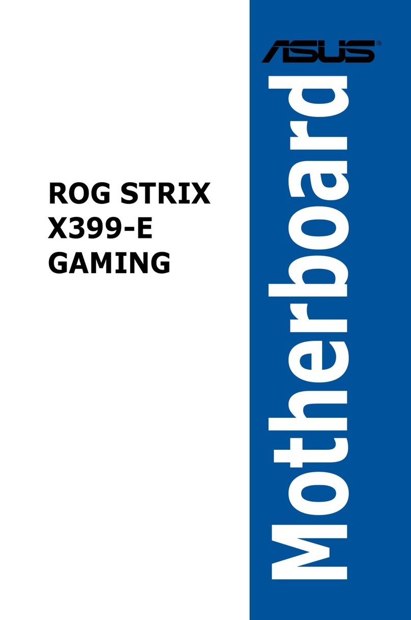 Asus ROG STRIX X399-E GAMING User manual