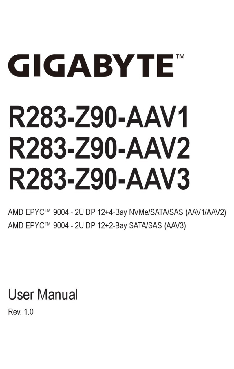 Gigabyte R283-Z90-AAV1 User manual