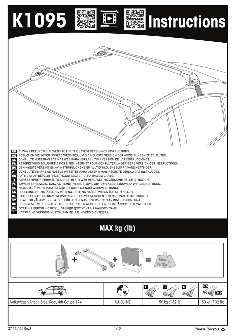 Yakima K1095 instructions