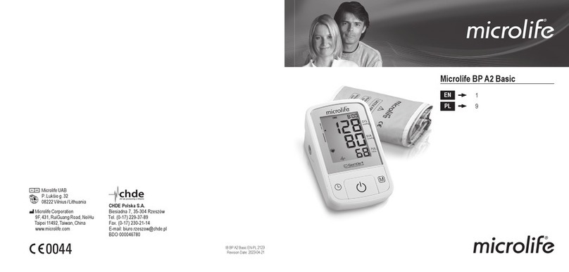 Microlife BP A2 Classic User manual
