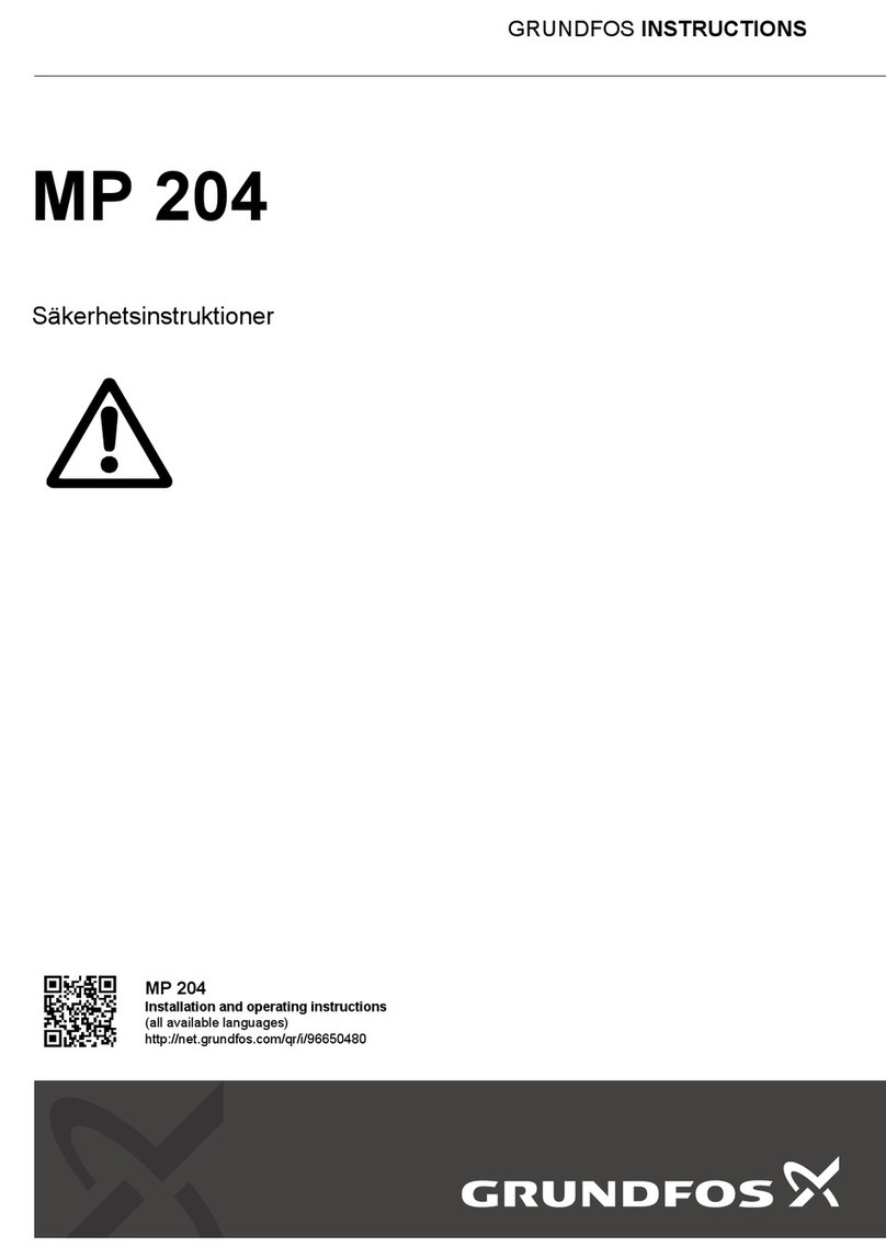 Grundfos MP 204 instructions