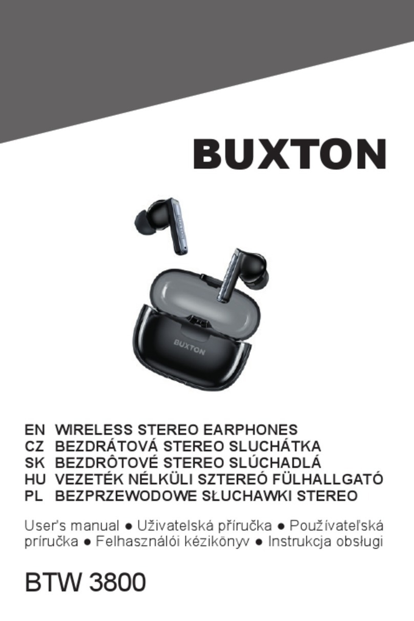 BUXTON BTW 3800 user manual