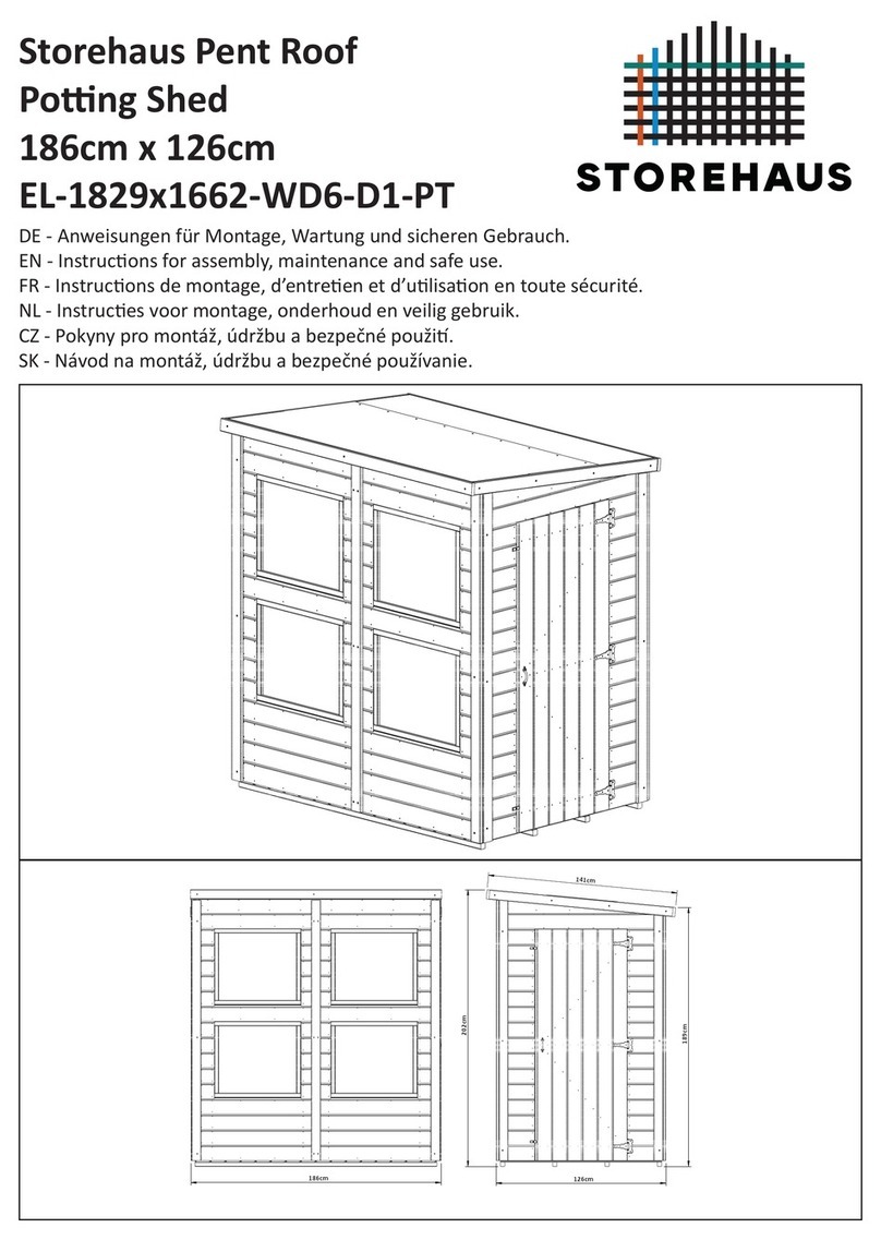 STOREHAUS EL-1829x1662-WD6-D1-PT Instructions for assembly, maintenance and safe use STOREHAUS EL-1829x1662-WD6-D1-PT Instructions for assembly, maintenance and safe use