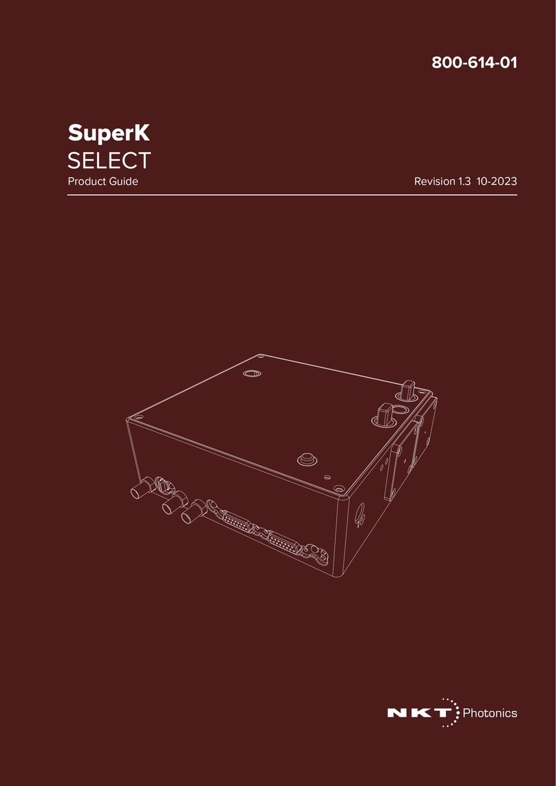 NKT Photonics SUPERK SELECT Product guide