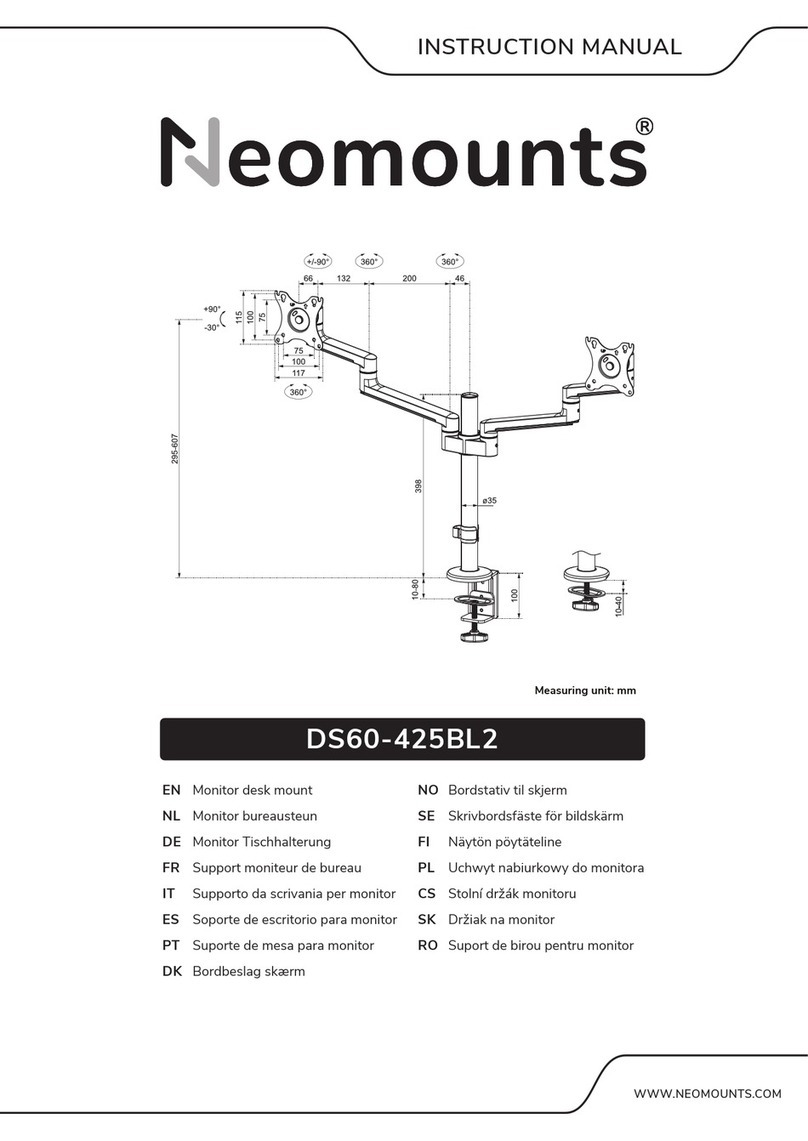 NeoMounts DS60-425BL2 User manual