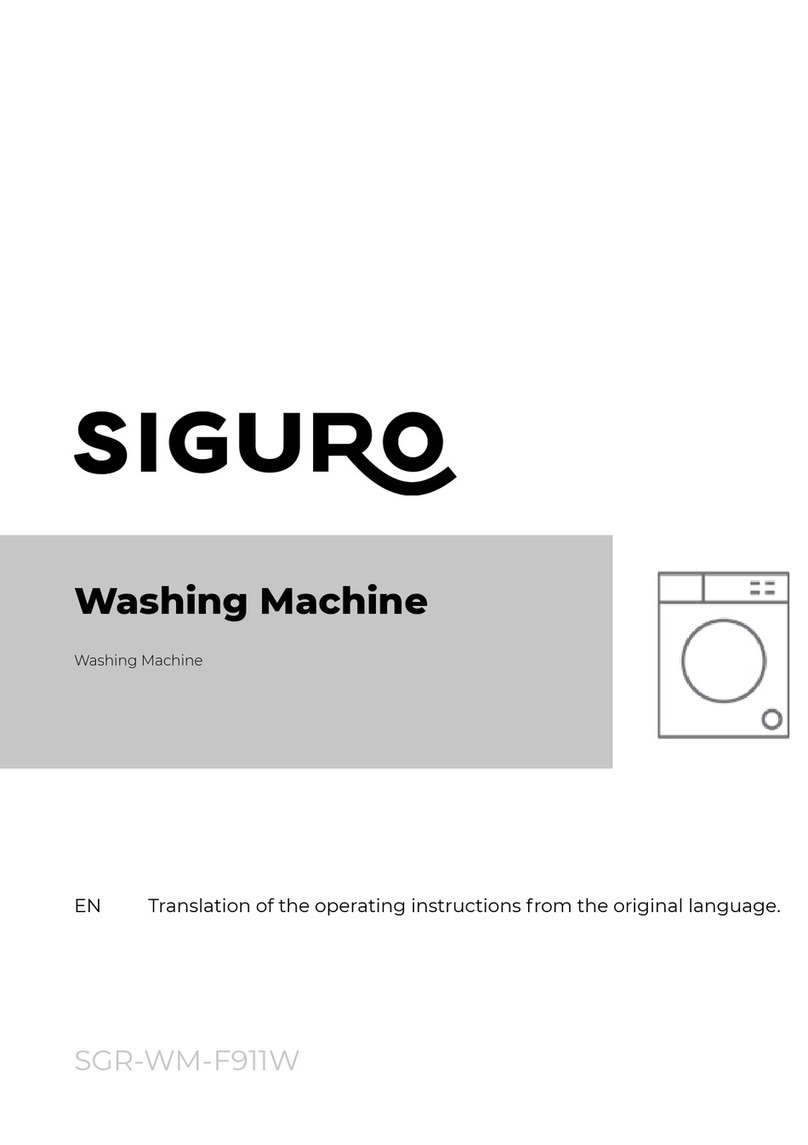 SIGURO SGR-WM-F911W User manual
