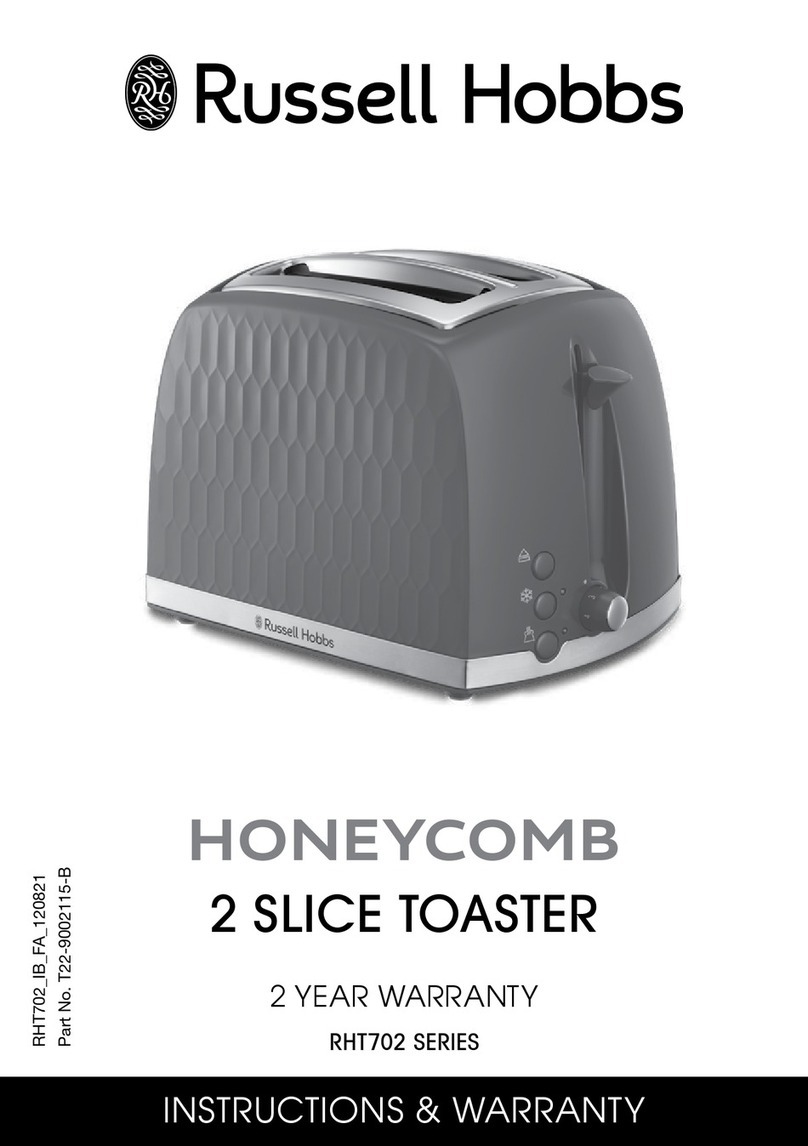 Russell Hobbs Honeycomb RHT702 Series instructions