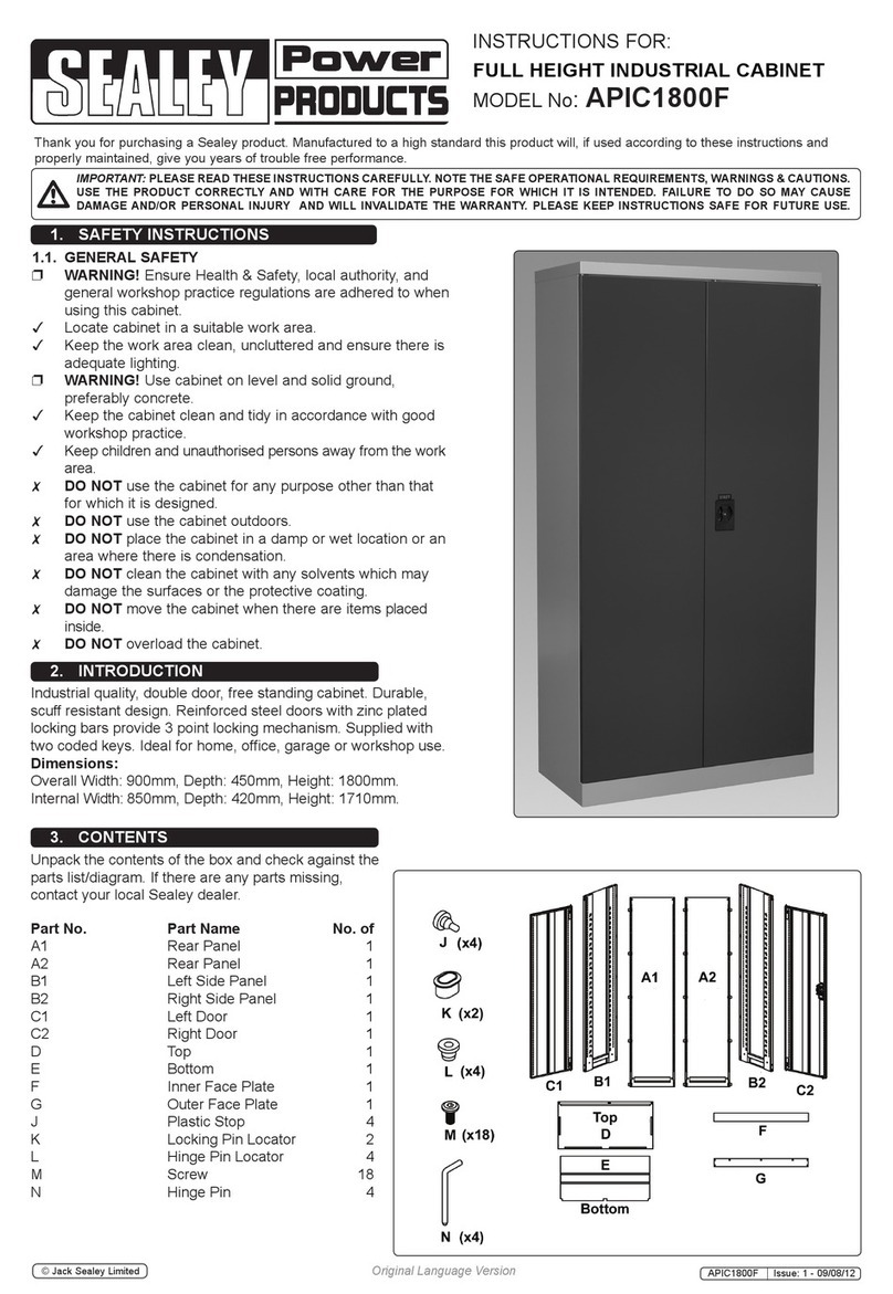 Sealey APIC1800F instructions