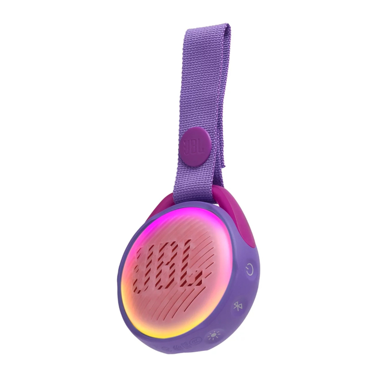 JBL Harman JR POP User manual