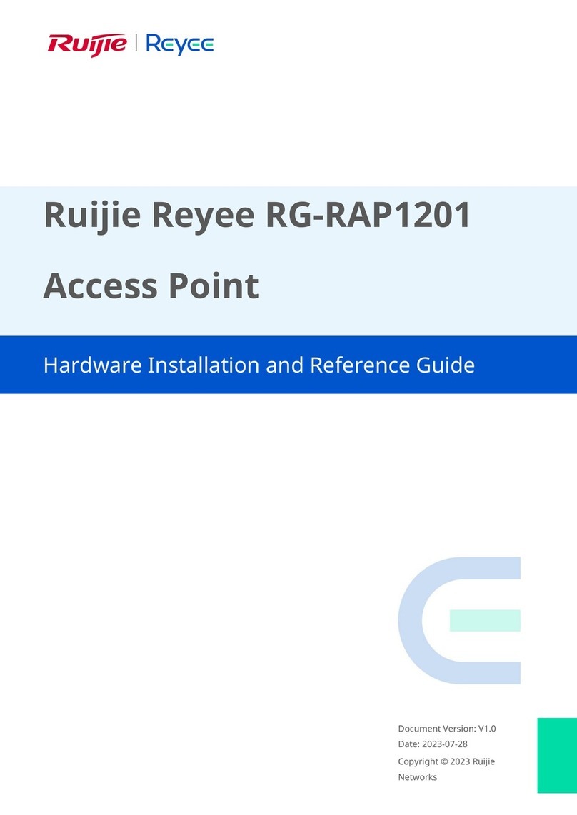 Ruijie Reyee RG-RAP1201 Installation and operating manual