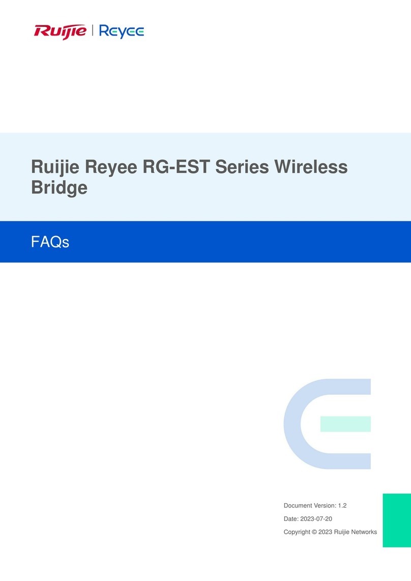Ruijie Reyee RG-EST Series Dimensions