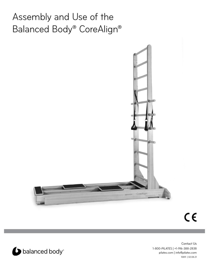 Balanced Body CoreAlign Quick setup guide Balanced Body CoreAlign Quick setup guide