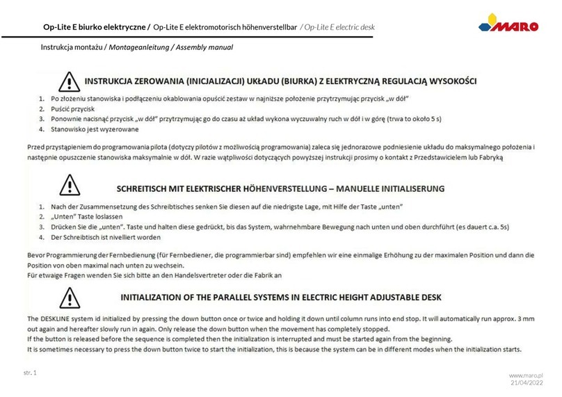Maro OP-Lite Assembly manual