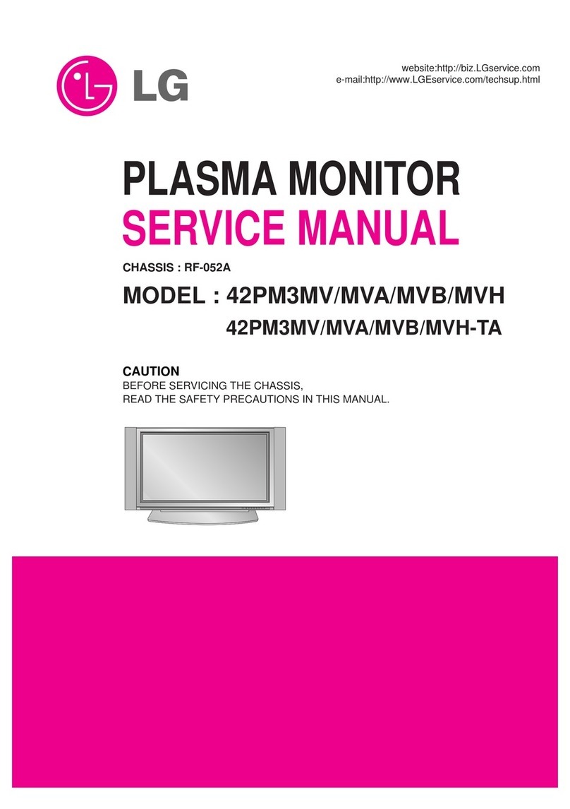 LG 42PM3MV - Ed Plasma Monitor User manual
