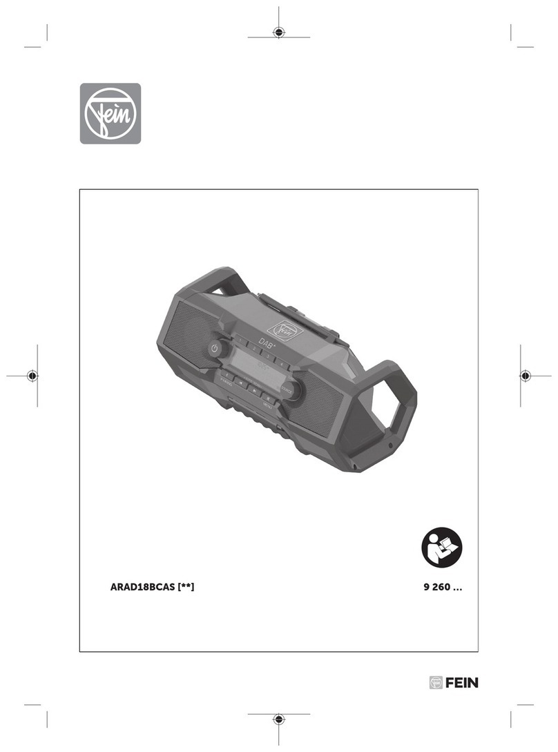 Fein ARAD18BCAS Series User manual