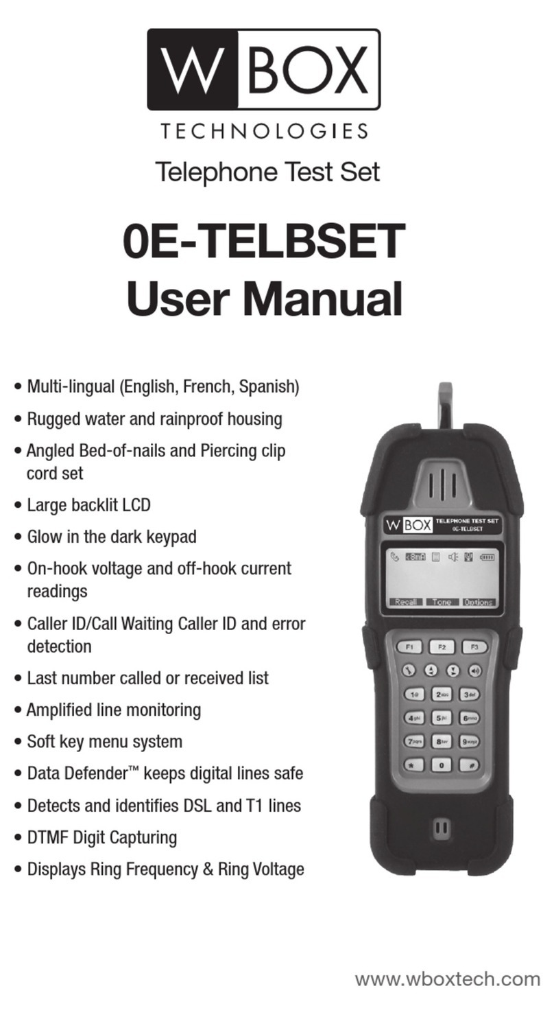 W Box Technologies 0E-TELBSET User manual