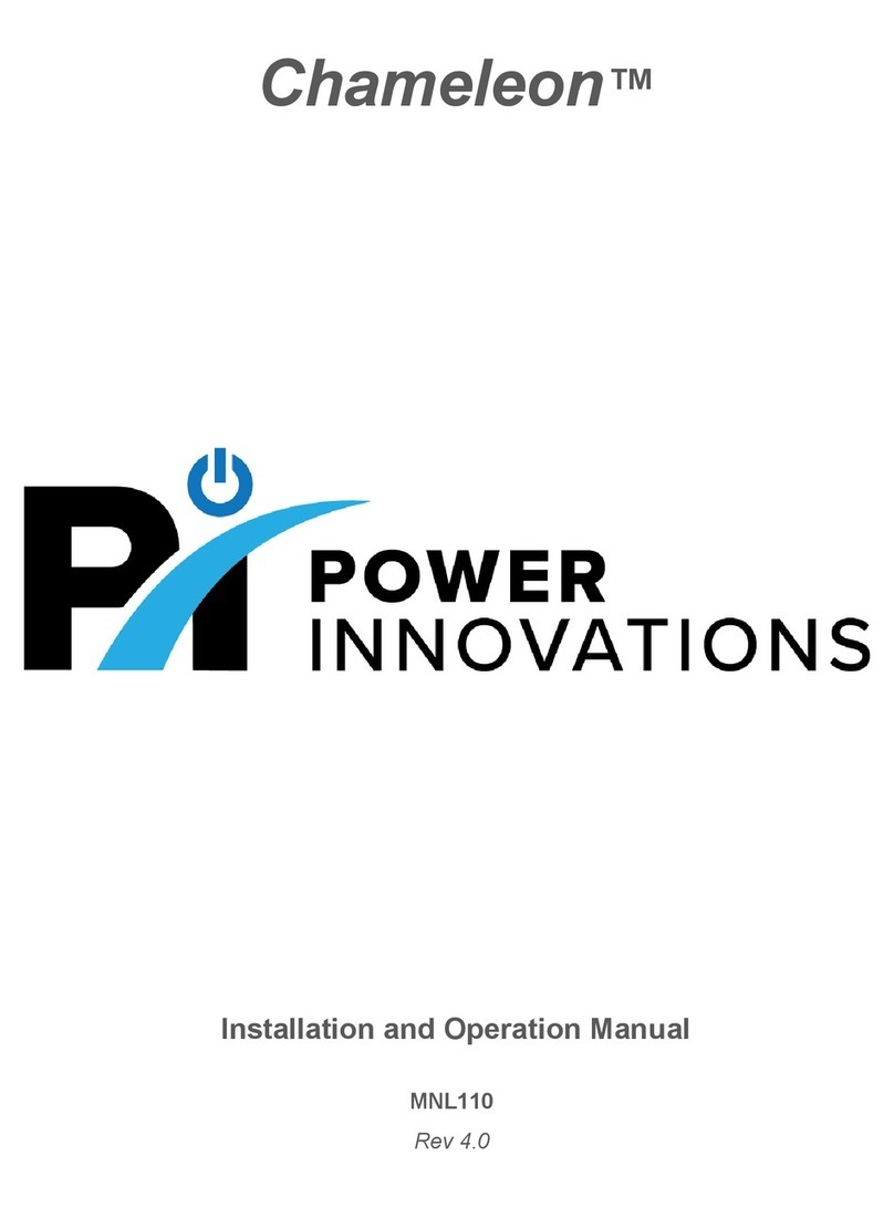 Power Innovations Chameleon Installation and operation manual