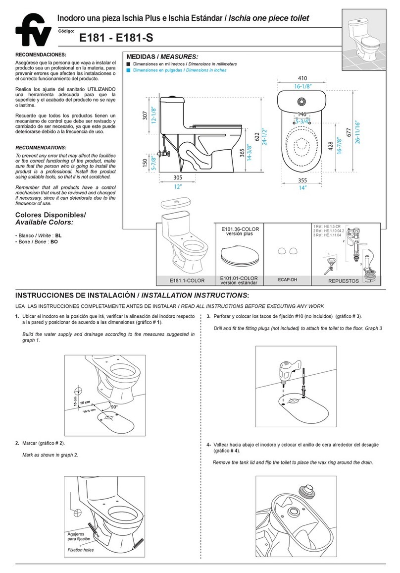 FV E181-S installation instructions