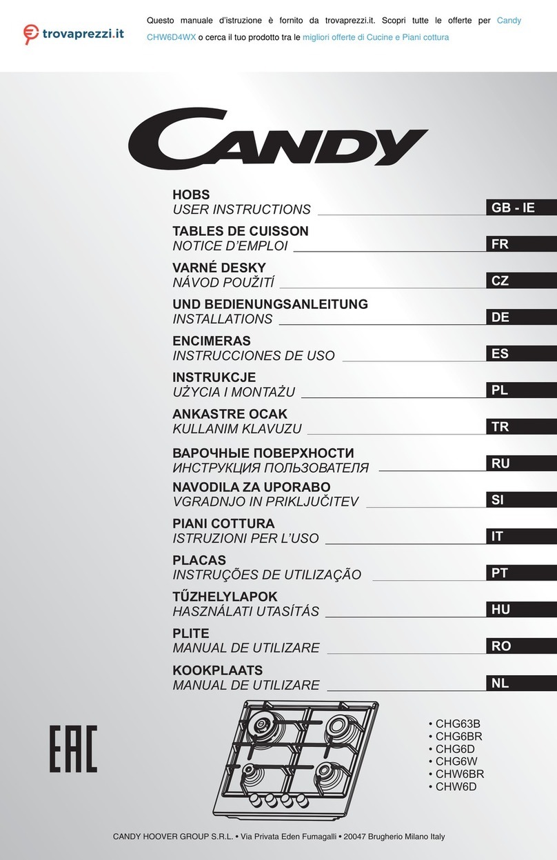 Candy CHW6D4WX User manual
