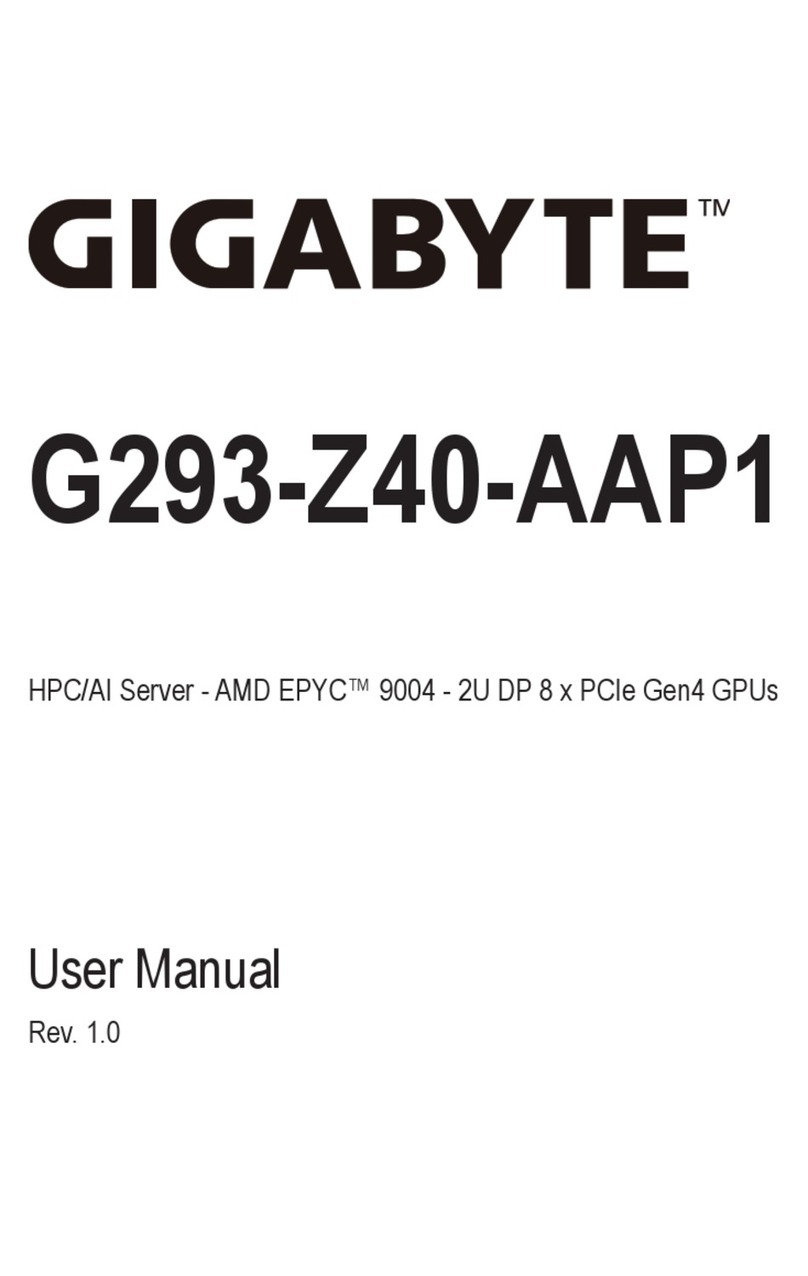 Gigabyte G293-Z40-AAP1 User manual