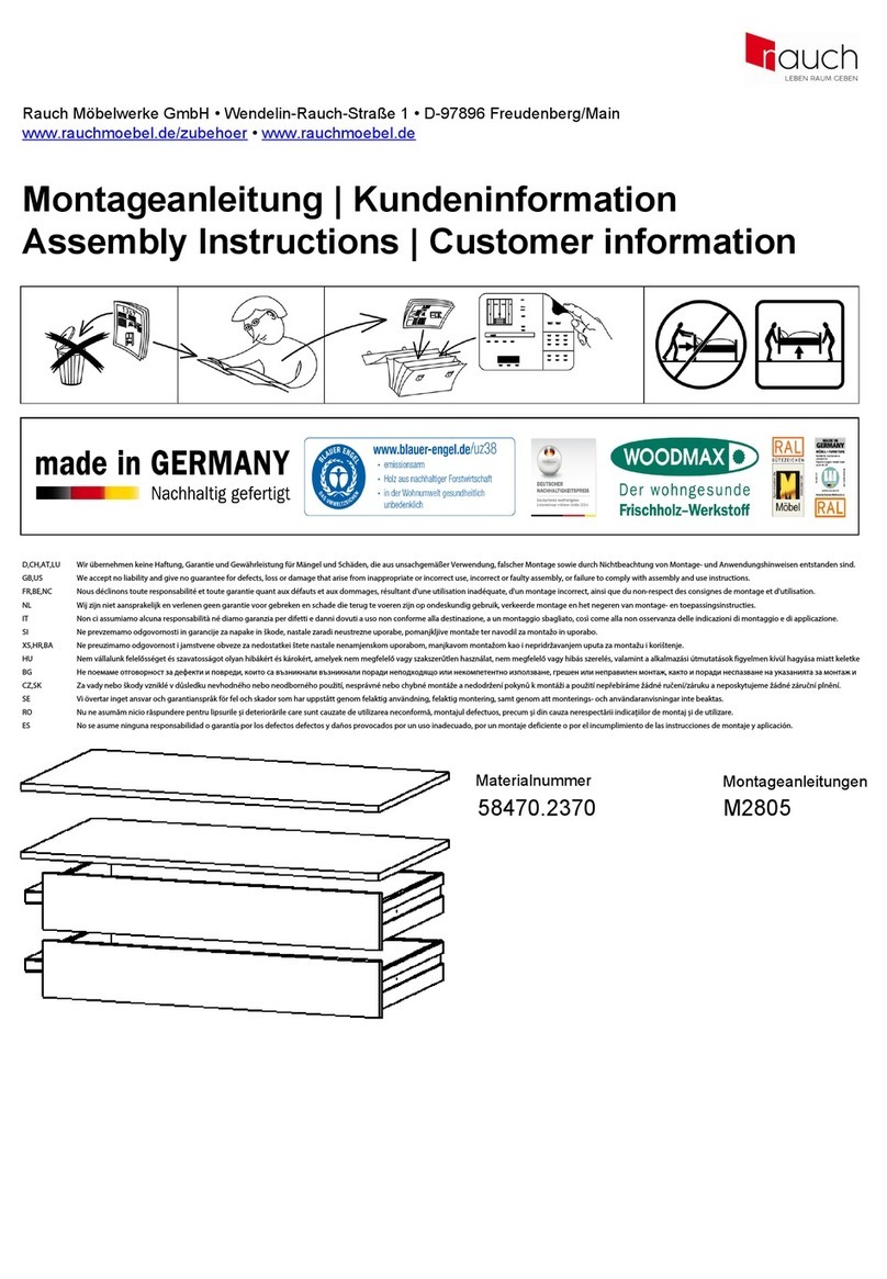 Rauch M2805 Assembly instructions