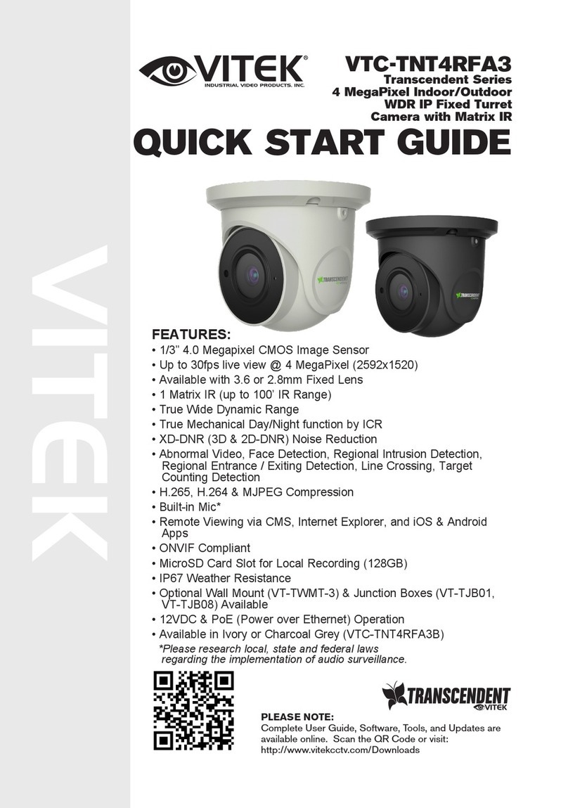 Vitek Transcendent Series User manual
