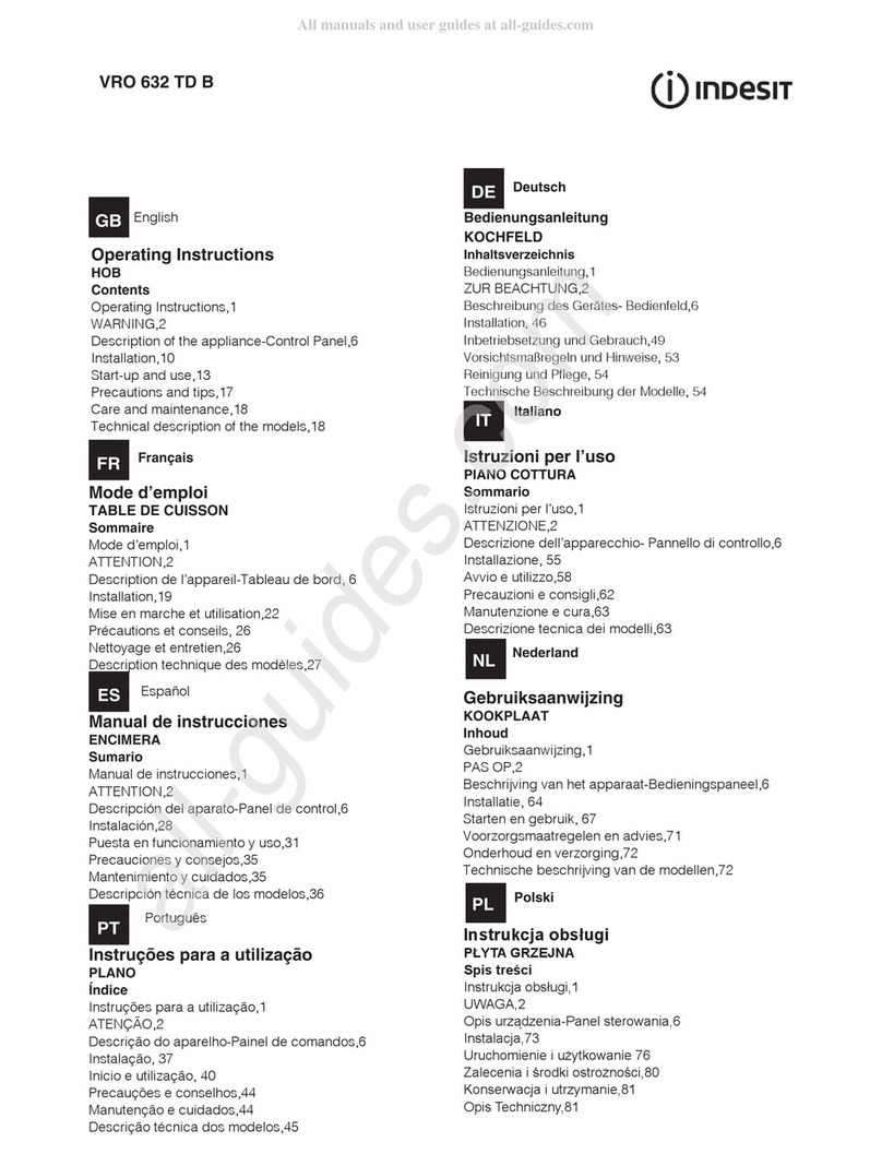 Indesit VRO 632 TD User manual
