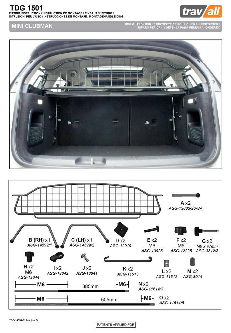 travall TDG 1501 Install guide