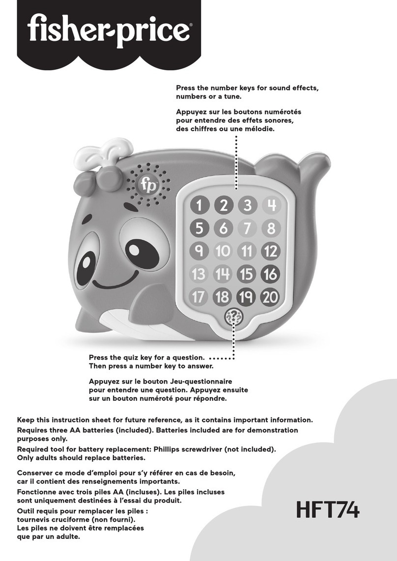 Fisher-Price HFT74 User manual