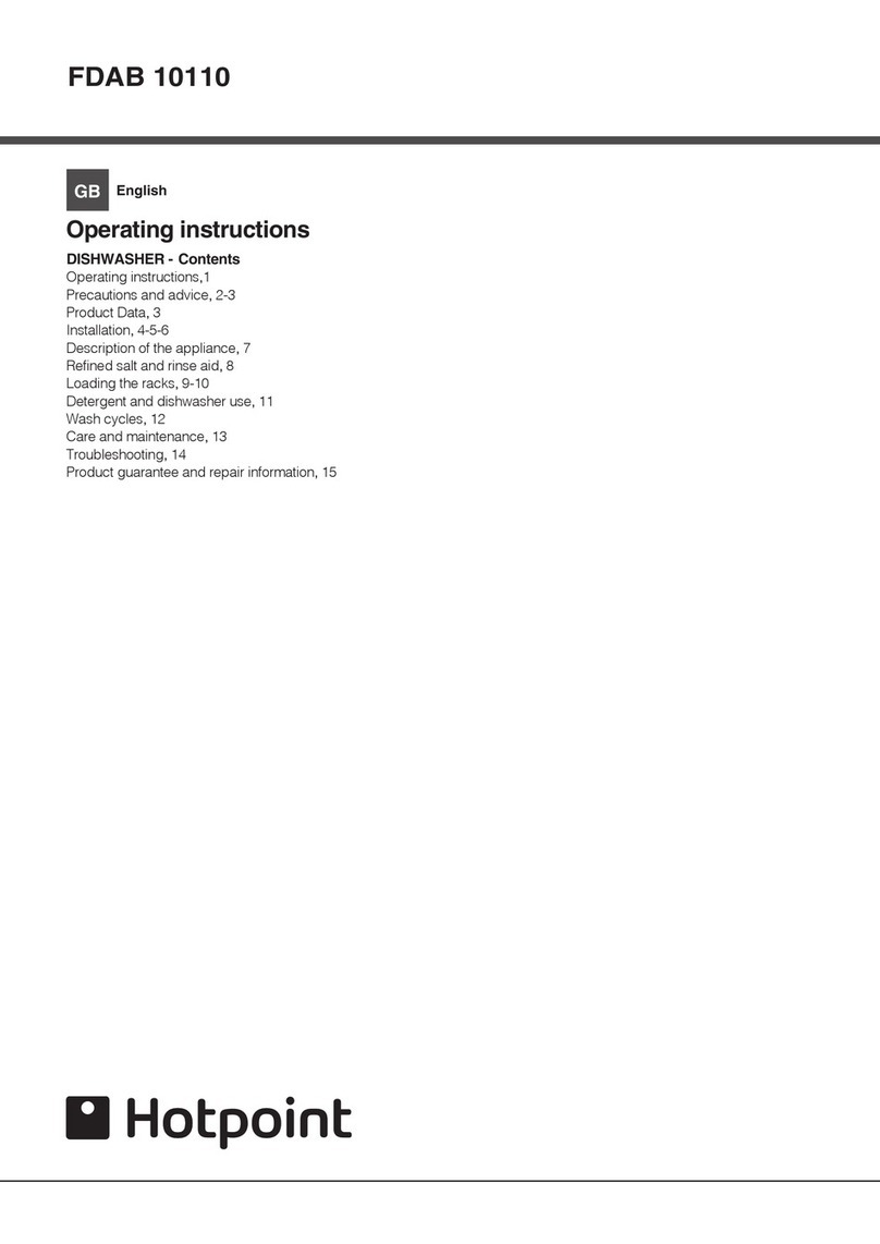 Hotpoint FDAB 10110 User manual