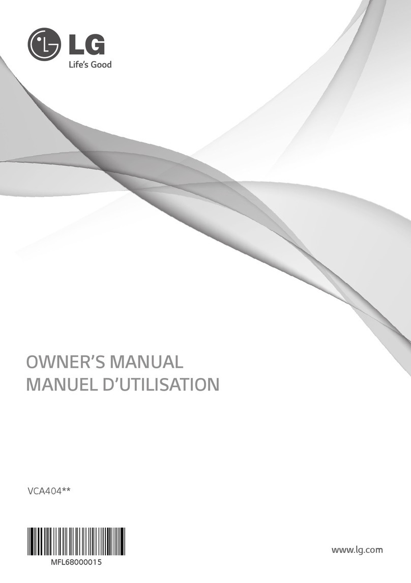 LG VCA404 Series User manual