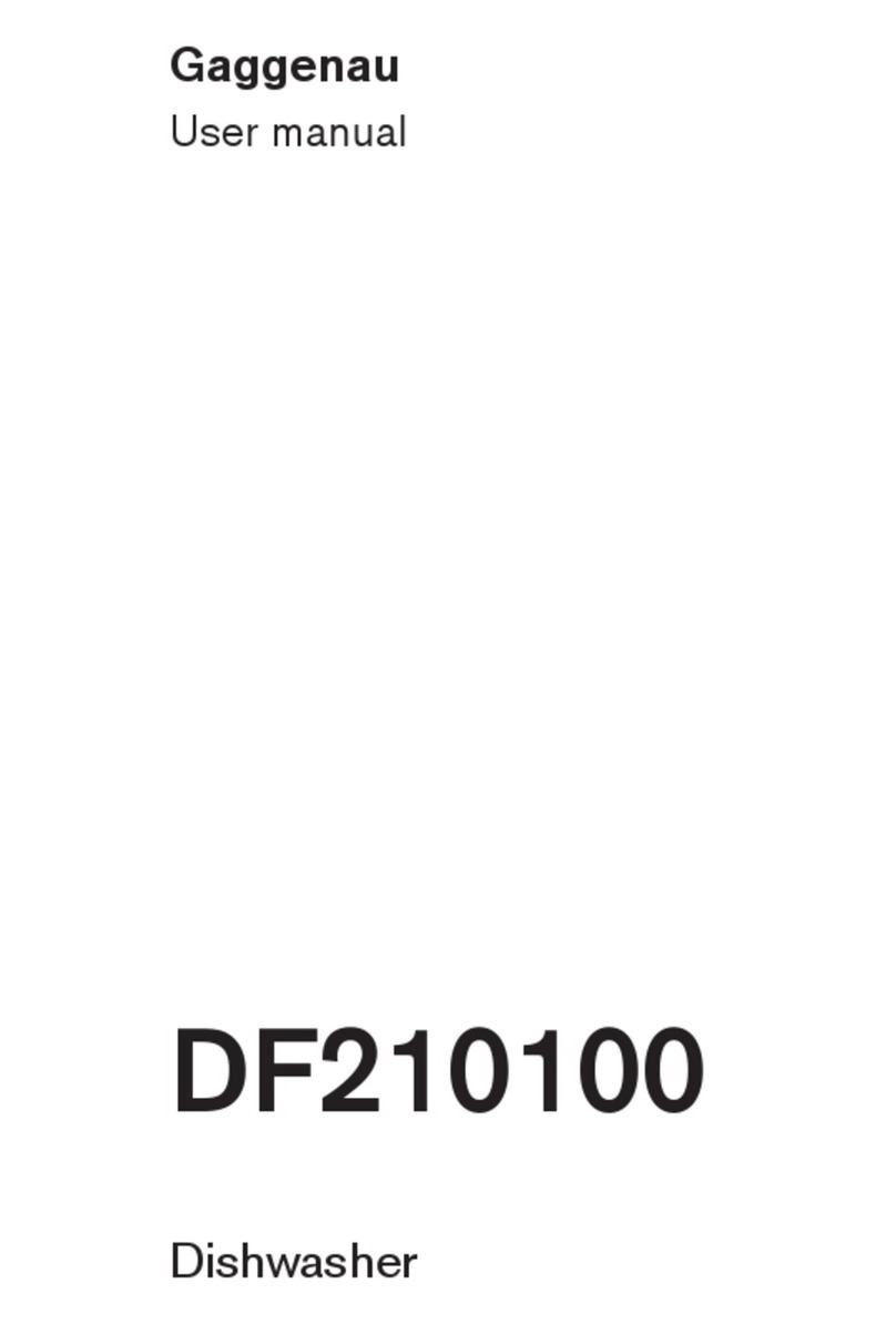 Gaggenau DF210100 user manual