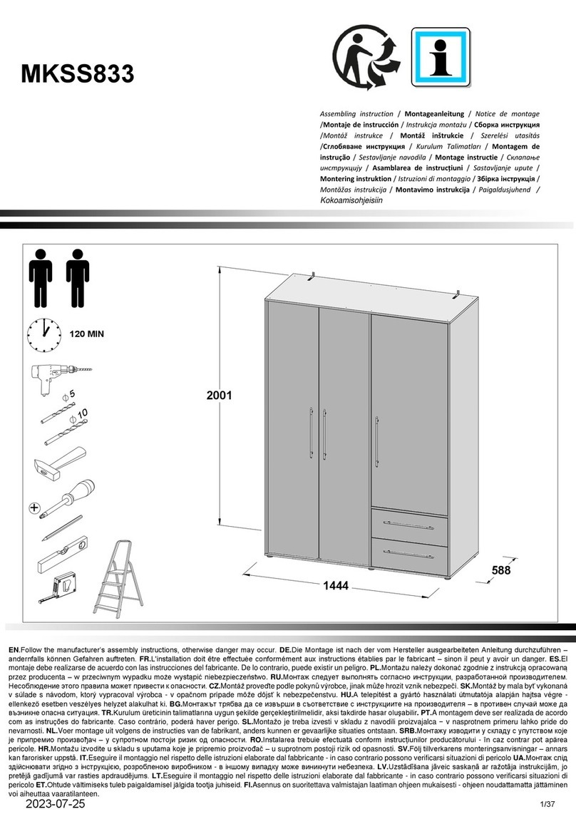 Forte MKSS833 Assembling Instruction