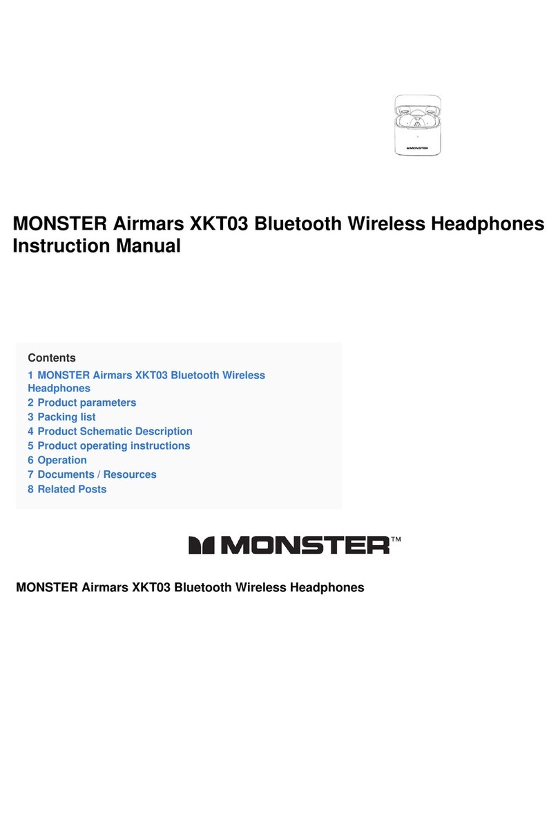 Monster Airmars XKT03 instruction manual