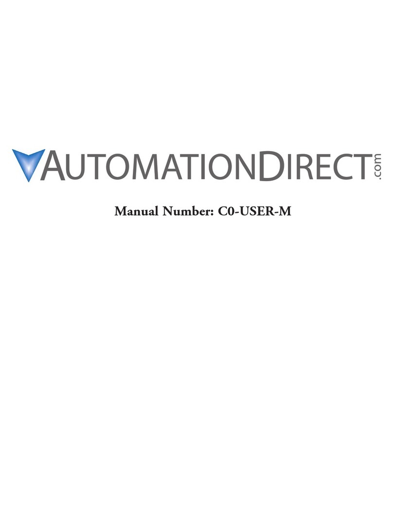 AutomationDirect C0-USER-M manual