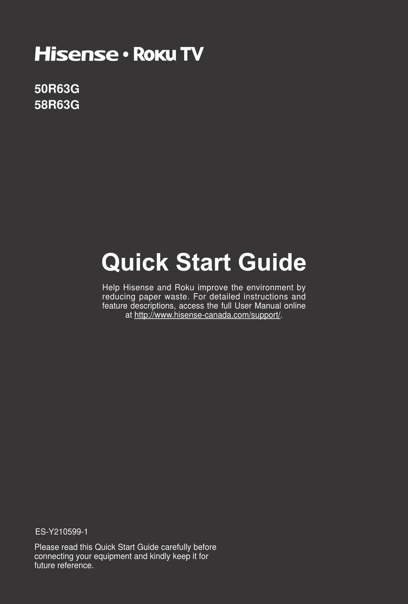 Hisense 50R63G User manual